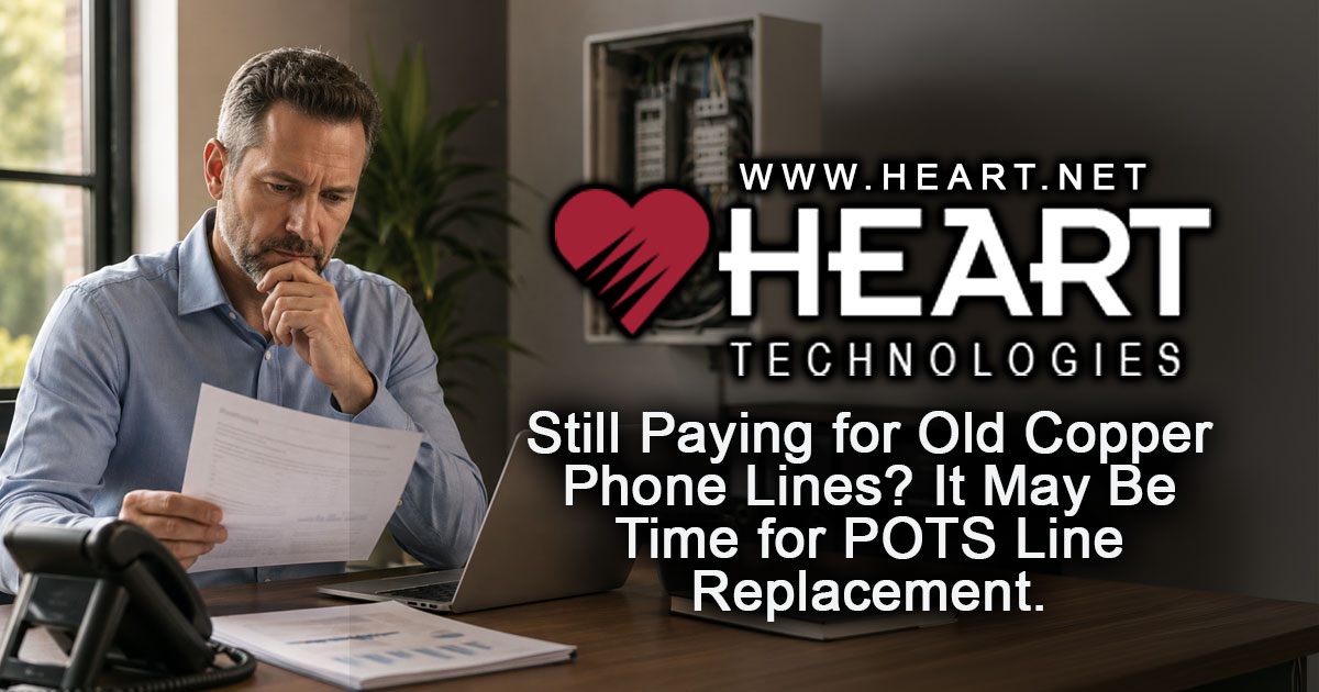 Still Paying for Old Copper Phone Lines? It May Be Time for POTS Line Replacement.